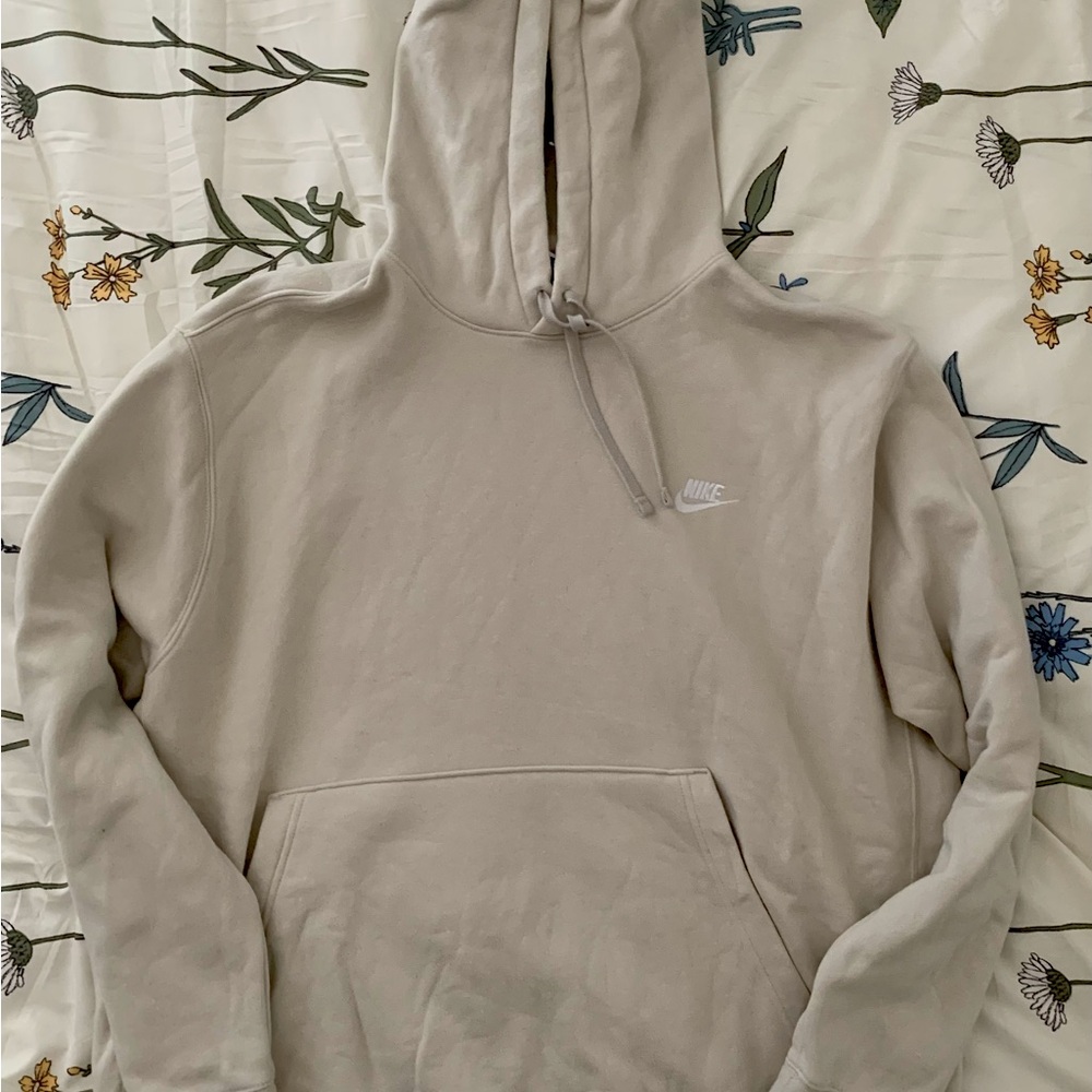 Nike Men's Light Beige Hoodie